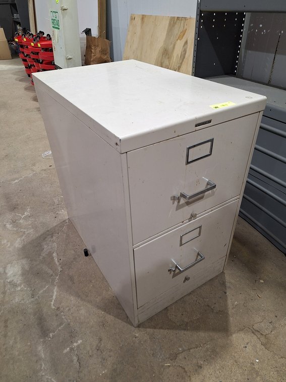 Metal 2 Drawer File Cabinet