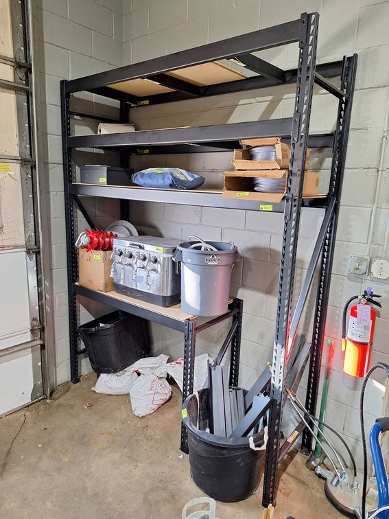 Metal Shelf, 77"x24"x96"