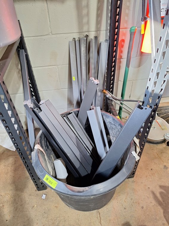 Assorted Shelving Parts