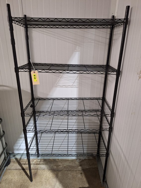 Wire 5 Tier Shelf, 24"x16"x72"