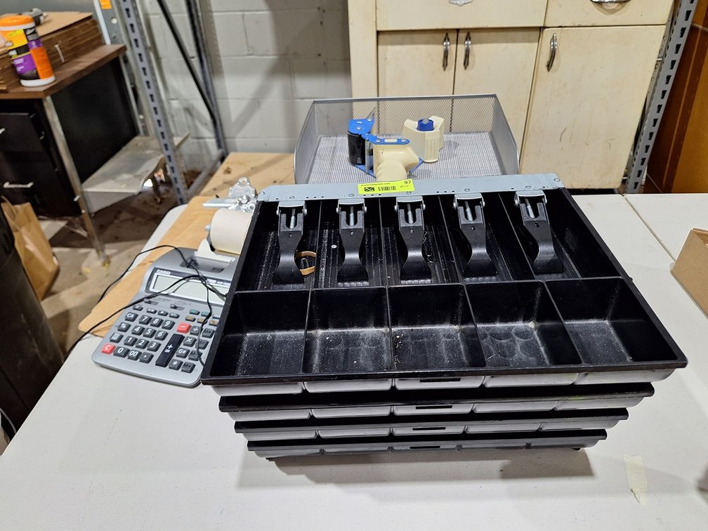 Assorted, Cash Drawer Inserts, Clip Boards, More
