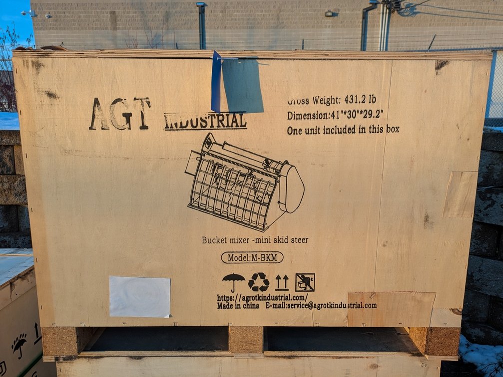 2025 AGT Skid Steer Grapple Bucket, Model M-HGB, Unused