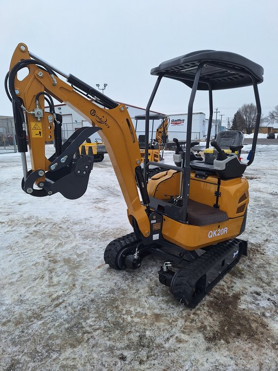 2025 CFG Mini Excavator, Model QK20R, (needs repair)