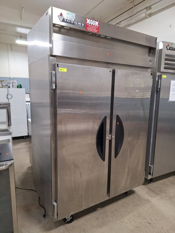 Victory 2 Door Refrigerator on Wheels, Model VR-2, 1 PH, 52"x33"x84"
