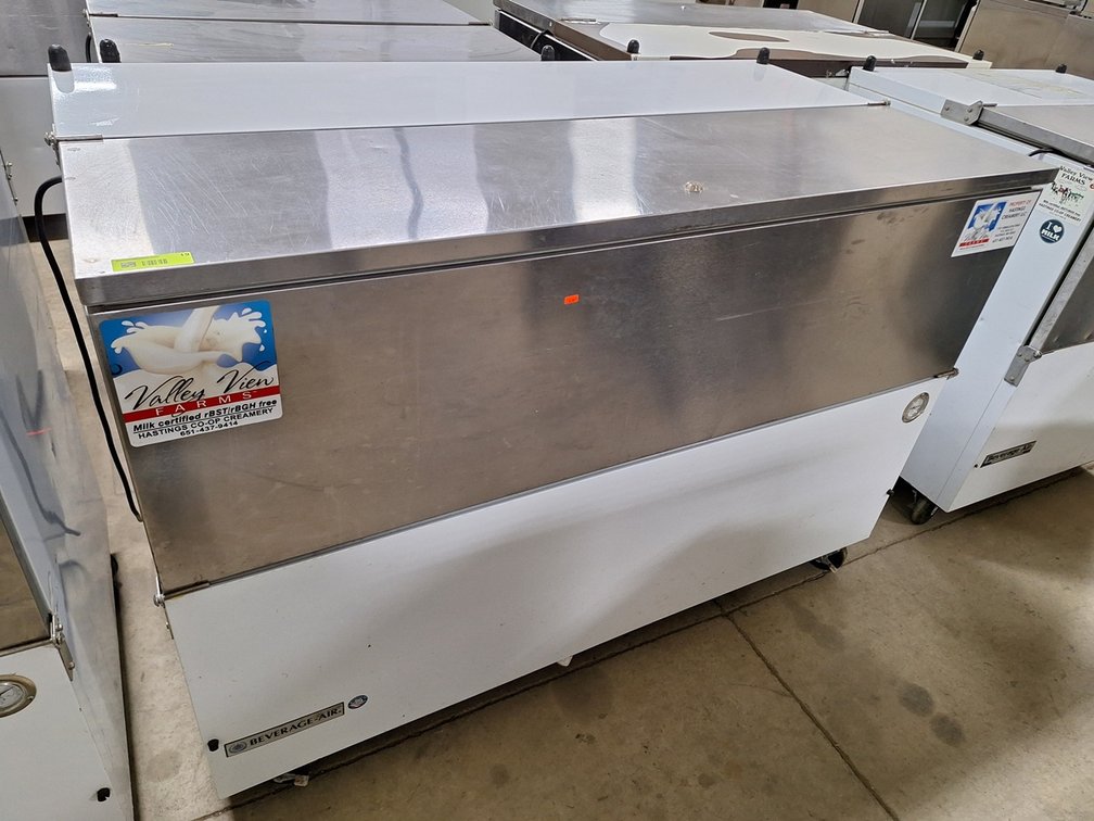 Beverage Air Milk Cooler on Wheels, Model SM58N-W, 1 PH, 58"x31"x40"