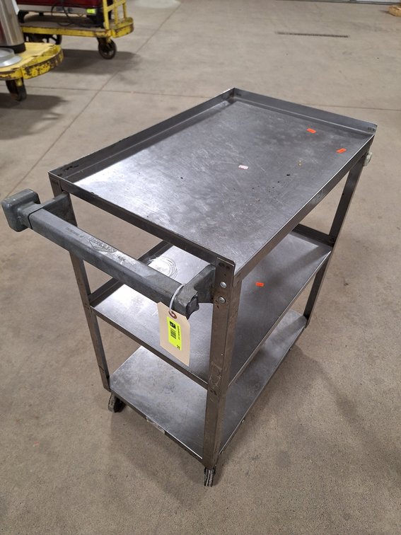 Vollrath SS 3 Tier Cart, 27"x16"x30"