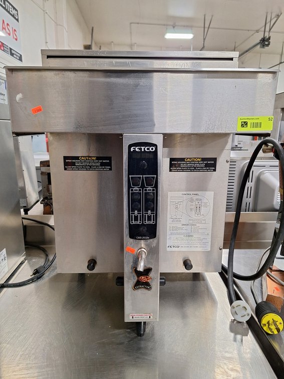 Fetco Coffee Brewer, Model CBS-2032e