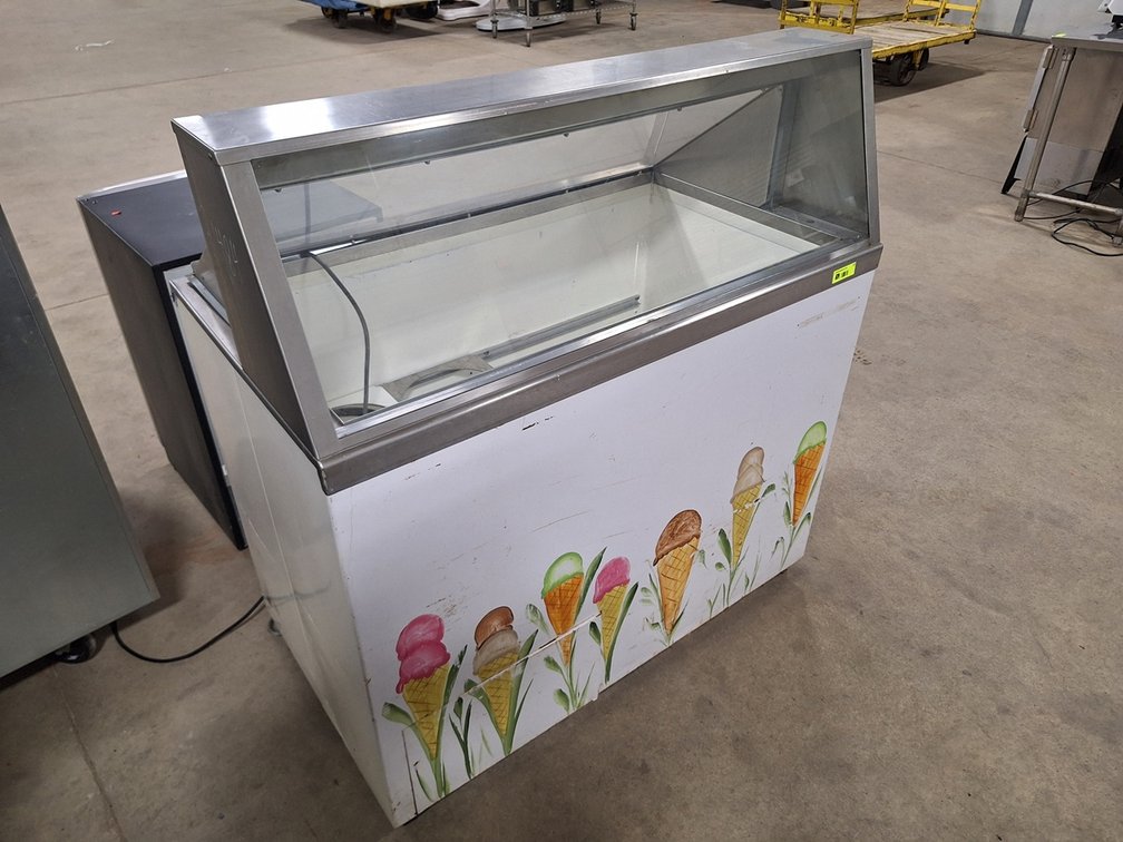 Commercial Display Freezer on Wheels, 1 PH, 46"x26"x50"