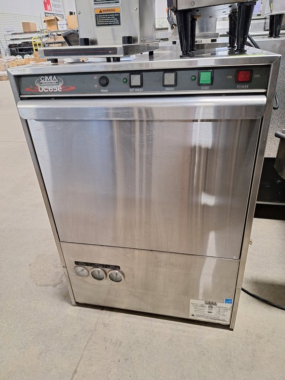 CMA UC65e High Temp Undercounter Dish Washer, 1 PH, 24"x24"x34"