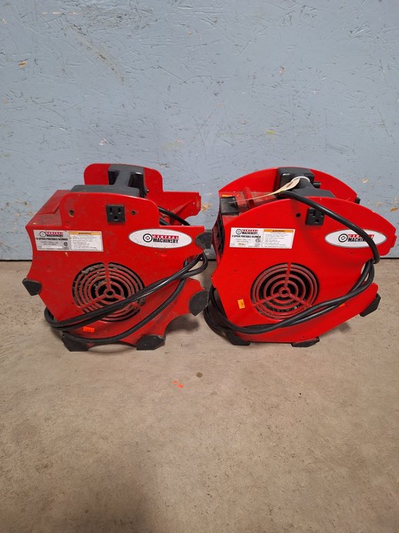 2 Central Machinery 3-Speed Portable Blowers, 1 PH