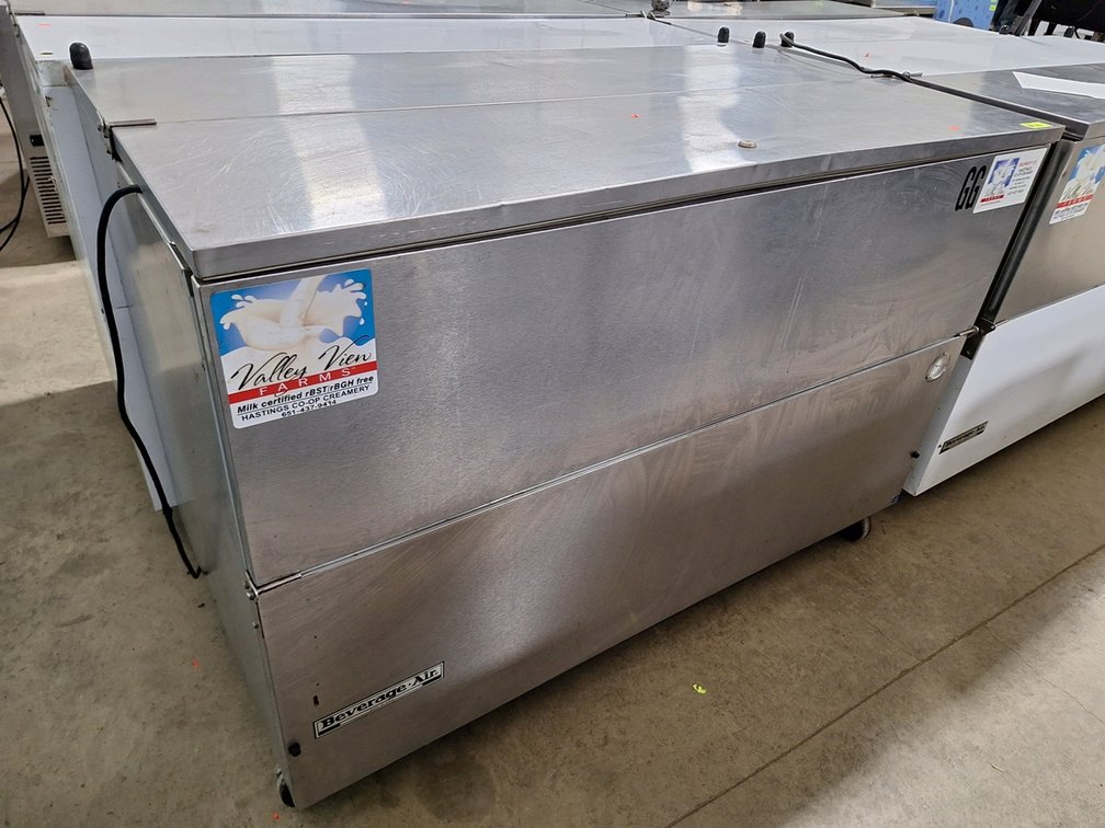 Beverage Air Milk Cooler on Wheels, Model SM58N, 1 PH, 58"x31"x40"