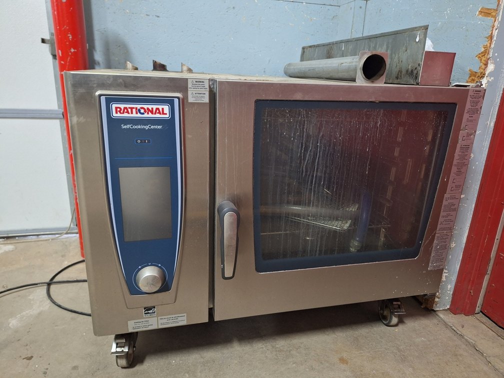 Rational Double Combination Oven on Wheels, Model SCCWE62G, Gas