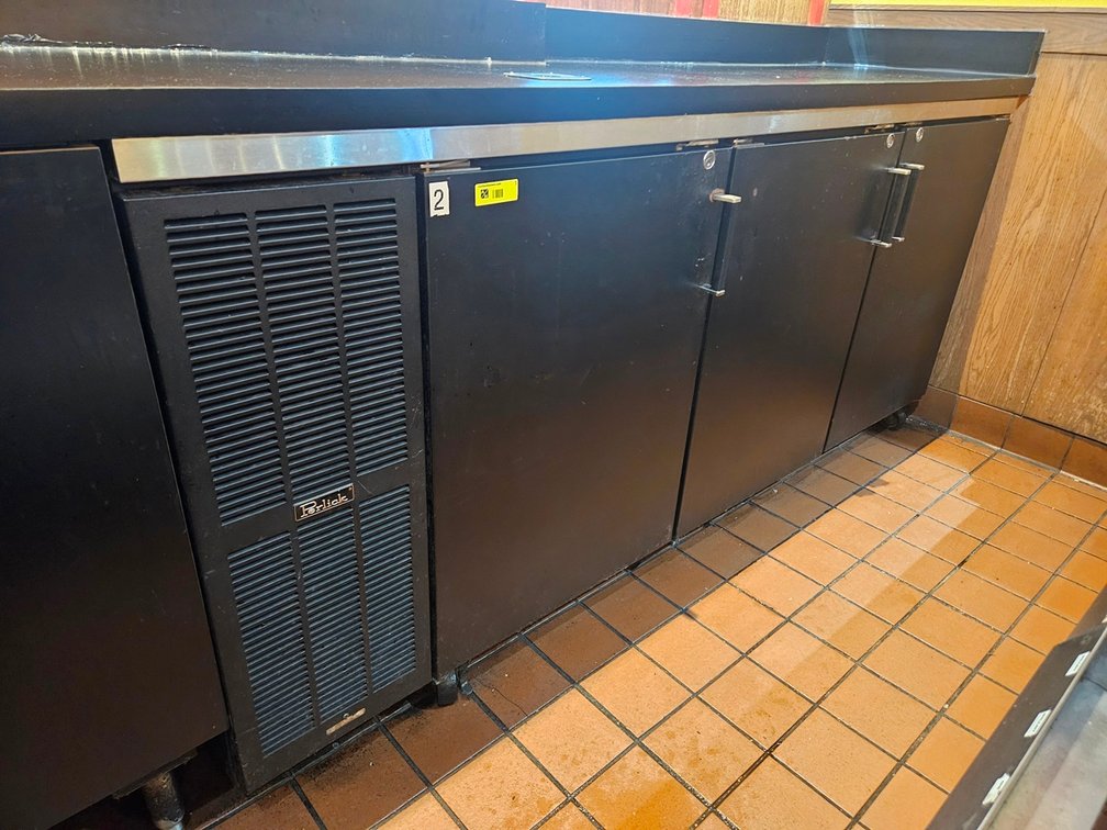 Perlick Backbar Cooler, Model BS3DP, 84"x24"x38"