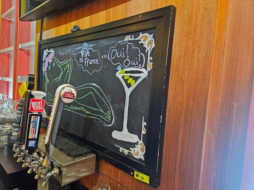 Framed Chalk Board, 42"x24"