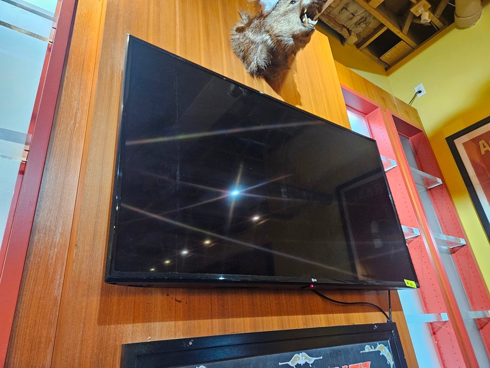 LG 60" TV with Wall Mount