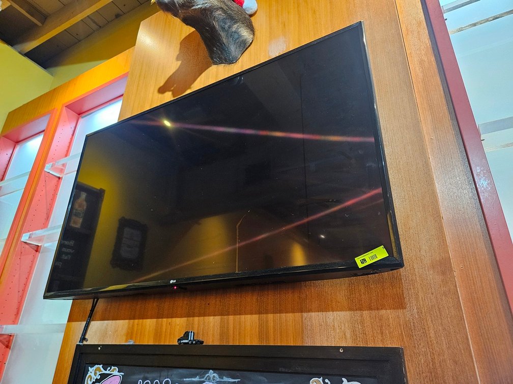 LG 60" TV with Wall Mount
