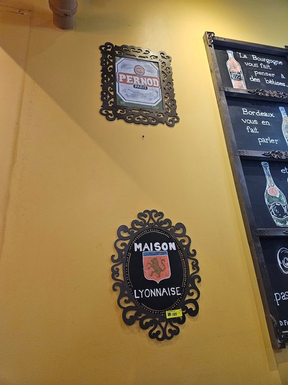 2 Decorative Wall Signs, Plastic Frame