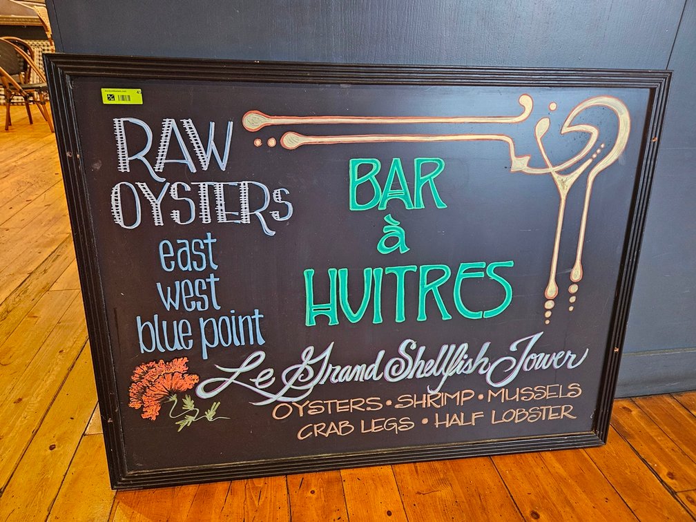 Framed Chalk Board, 48"x36"