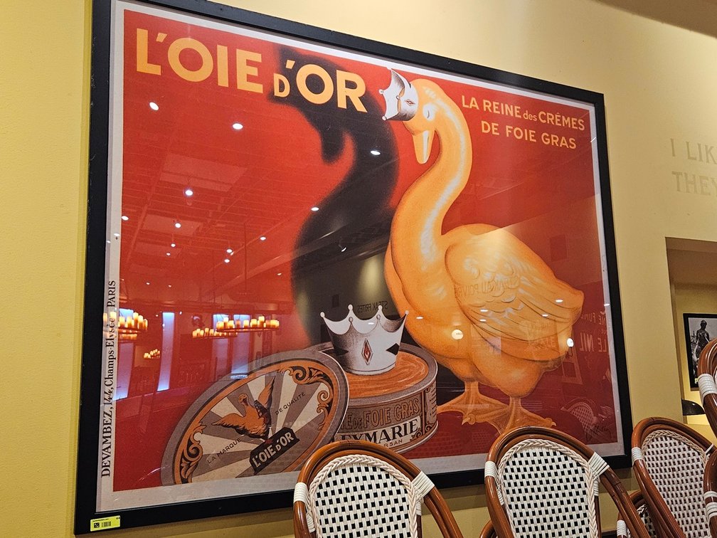 L'oie D'or Framed Picture, 72"x56"