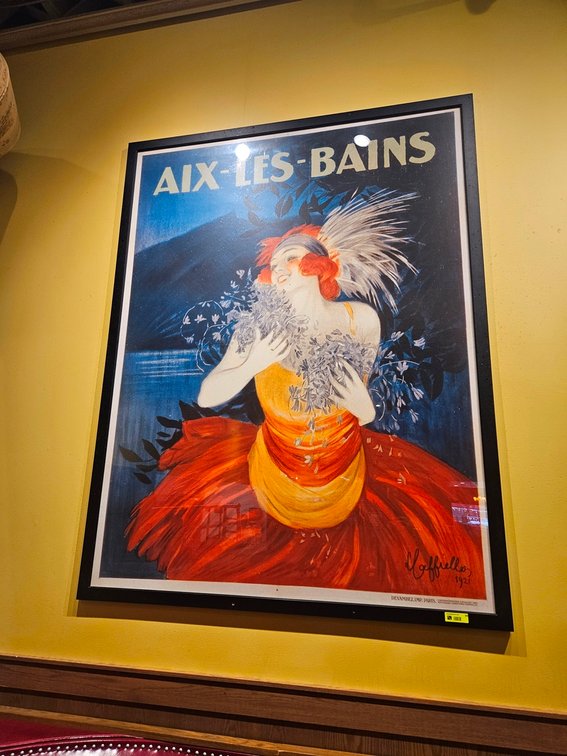 Aix-Les-Bains Framed Picture, 57"x75"