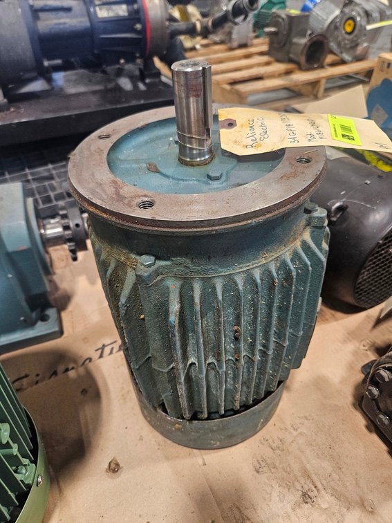 Reliance P18G1133D 5 HP Motor, 230/460V, 3 PH, 1750 RPM