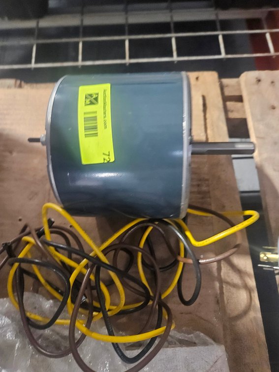 Genteq 1/4 HP Motor, 208-230/460V, 1 PH, 1100/900 RPM