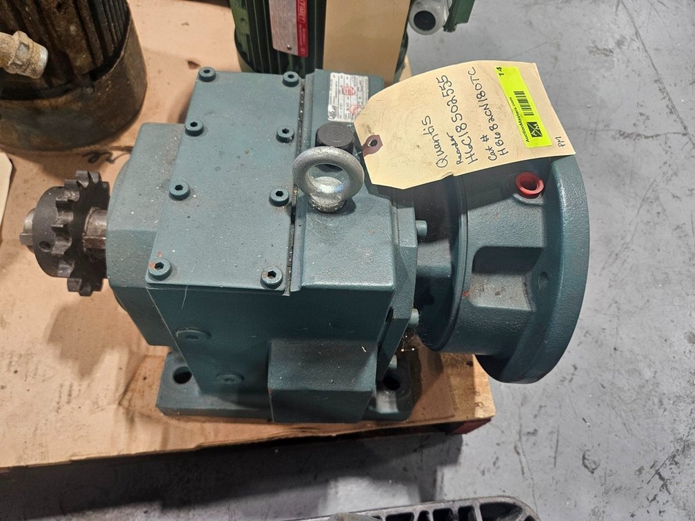 Quantis HB682CN180TC Gearbox?, Input Power: 7.7 HP, Input Speed 1750 RPM, Ratio 25.55.1, Torque Output 7081 In-Lb