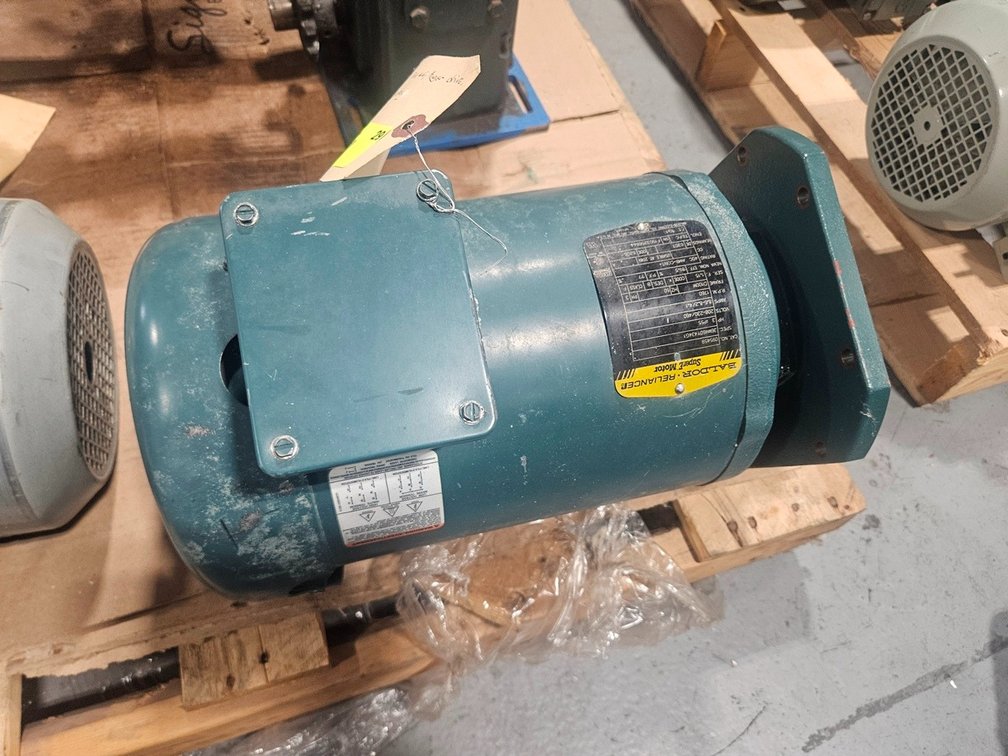 Baldor Reliance 09549 3 HP Motor, 208-230/460V, 3 PH, 1760 RPM