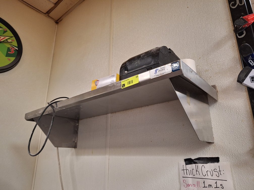 SS Wall Shelf, 36"x12"