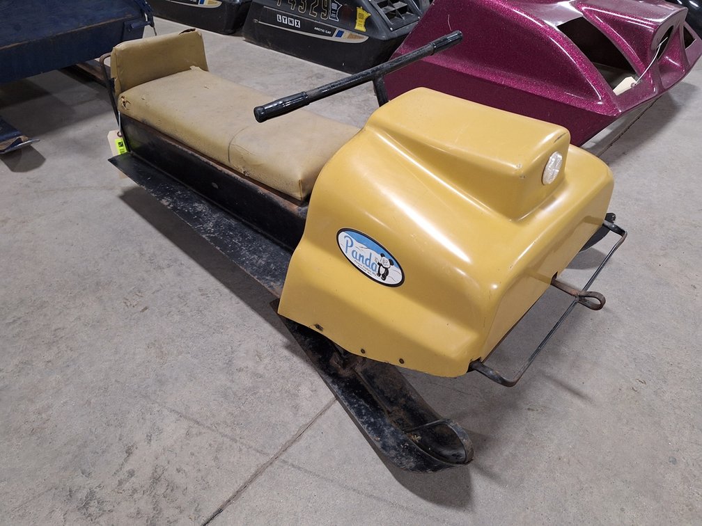 Panda Kids Ride On Snowmobile