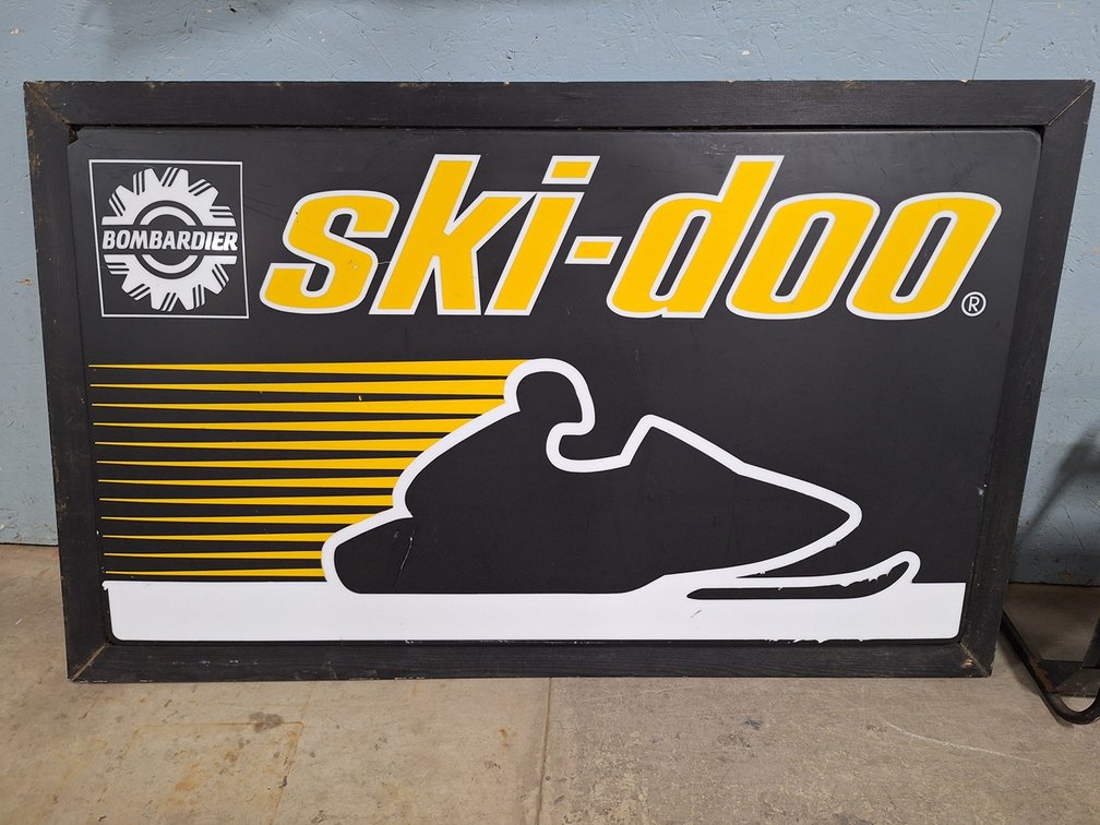 Ski Doo Snowmobile Sign Face, 63"x39"
