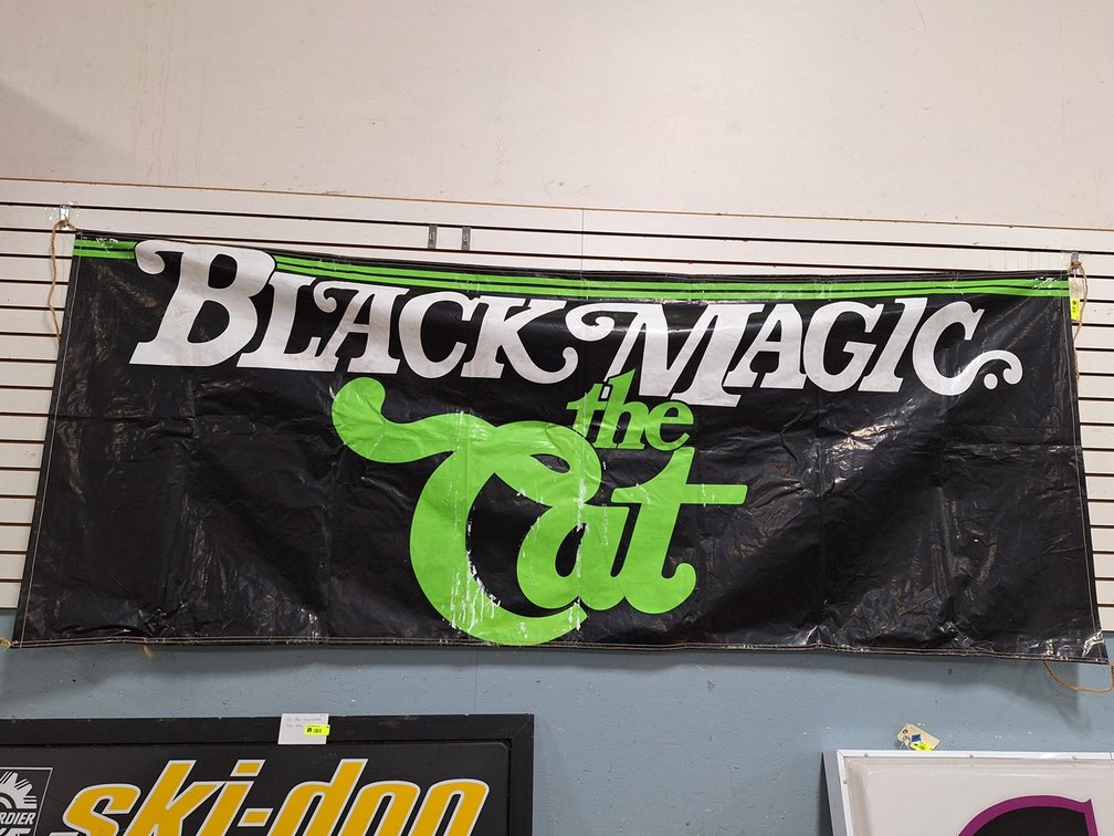 Black Magic The Cat Banner, 115"x45"