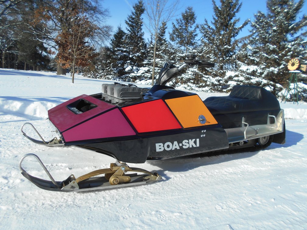 1974 Boa Ski Bar Ice Oval Racer, 650 Triple Motor