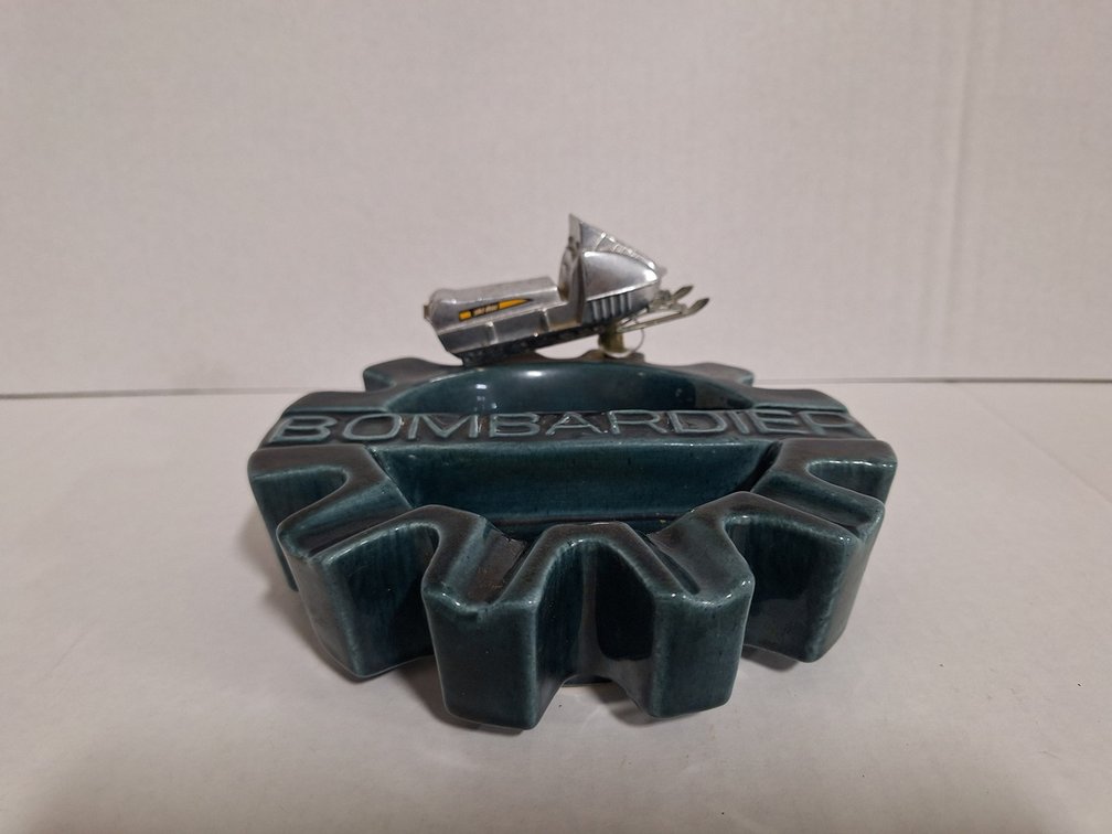 Rare Bombardier Ashtray with T'NT, Made by Normatt