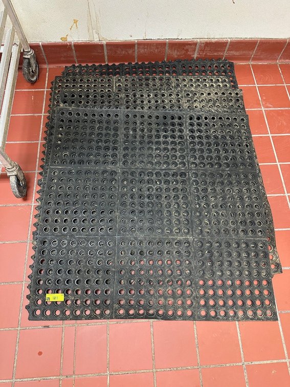 4 Rubber Anti fatigue Mats