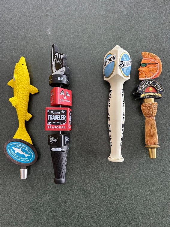 4 Tap Handles