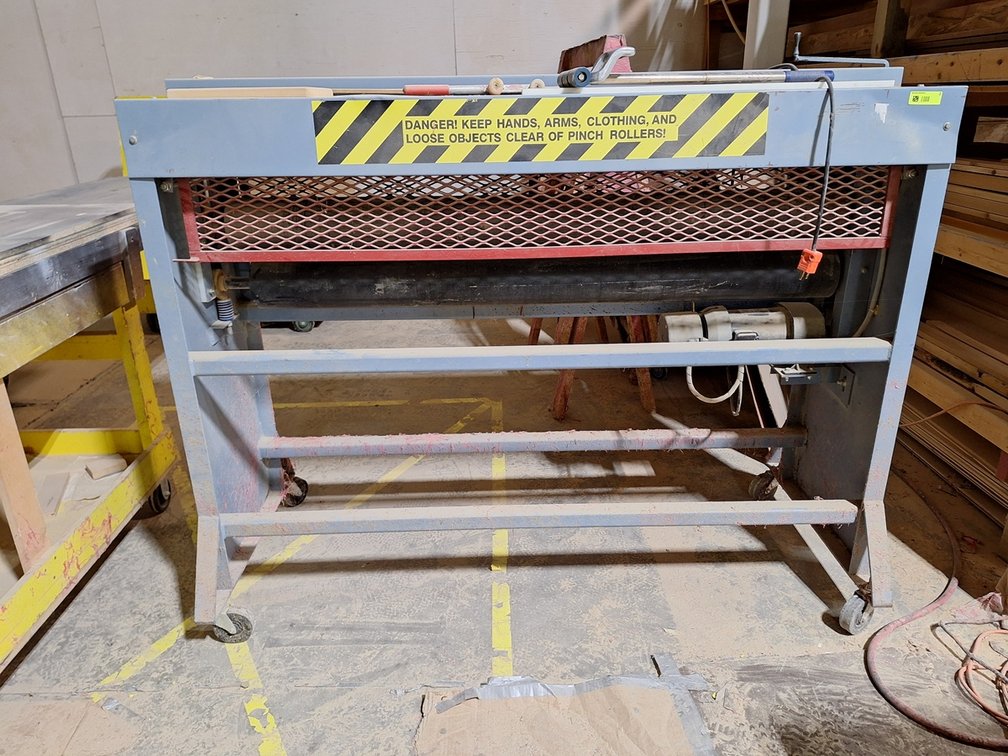 Mar-Bec Commercial Pinch Roller on Wheels, Model FR6, Serial 9924, 115V, 1 PH