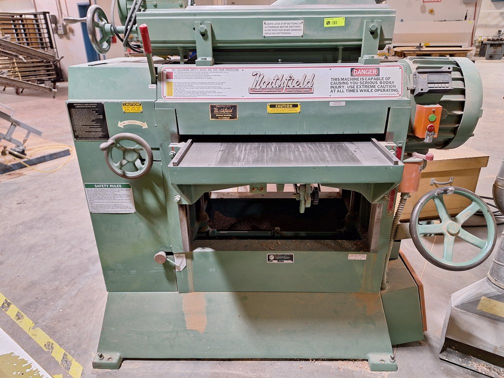 Northfield No. 7 Planer-Surfacer, Model 7HH, Serial 4050354-F, 208V, 3 PH
