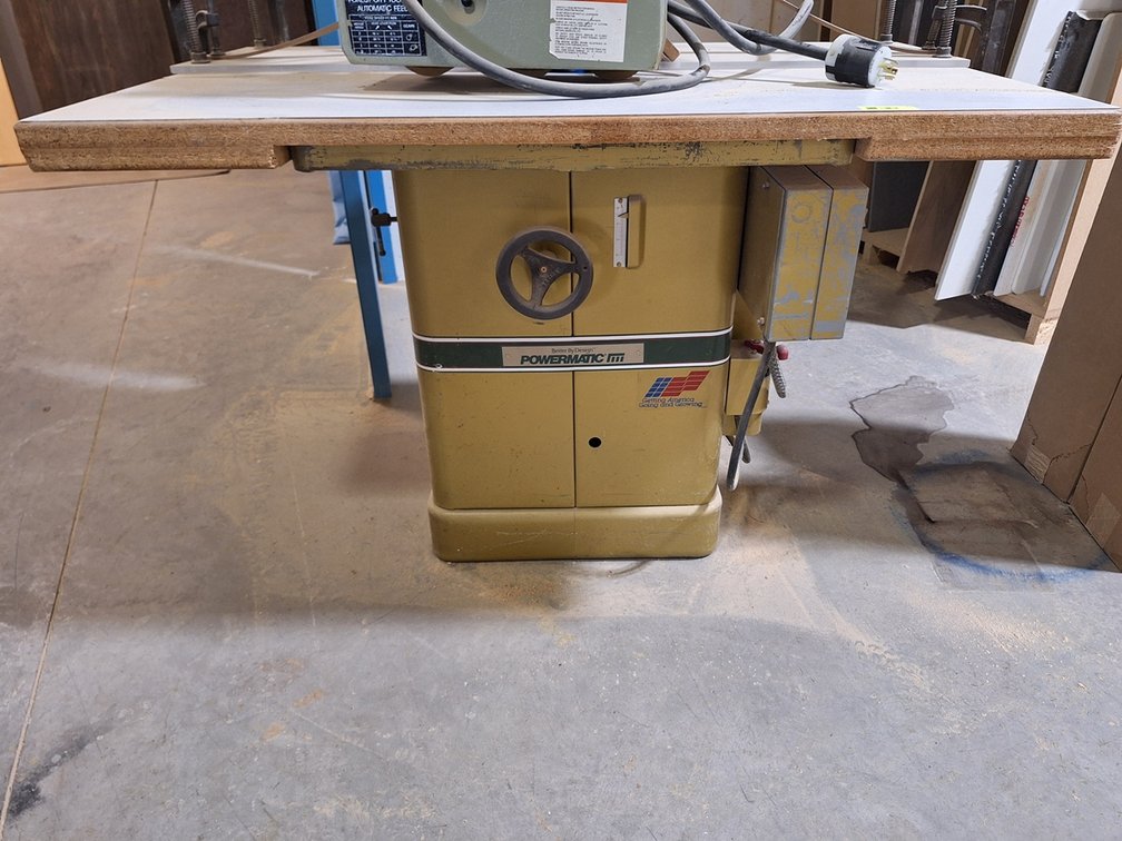 Powermatic Shaper, Model 26, Serial 832611132, 220V, 3 PH