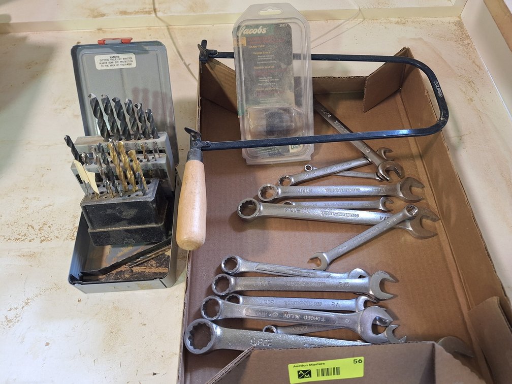 Assorted Wrenches, Drill Bits