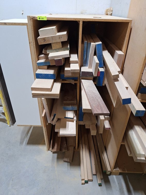 Wood Rack with Dimensional Lumber