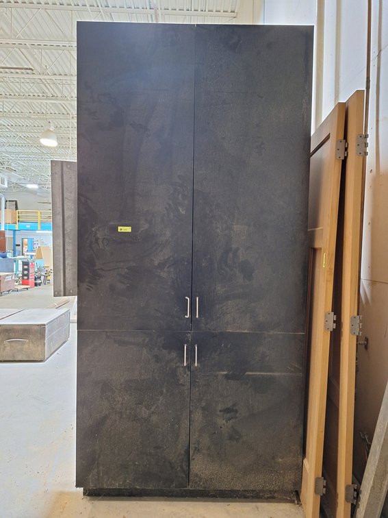 4 Door Shop Cabinet, 48"x30"x96"