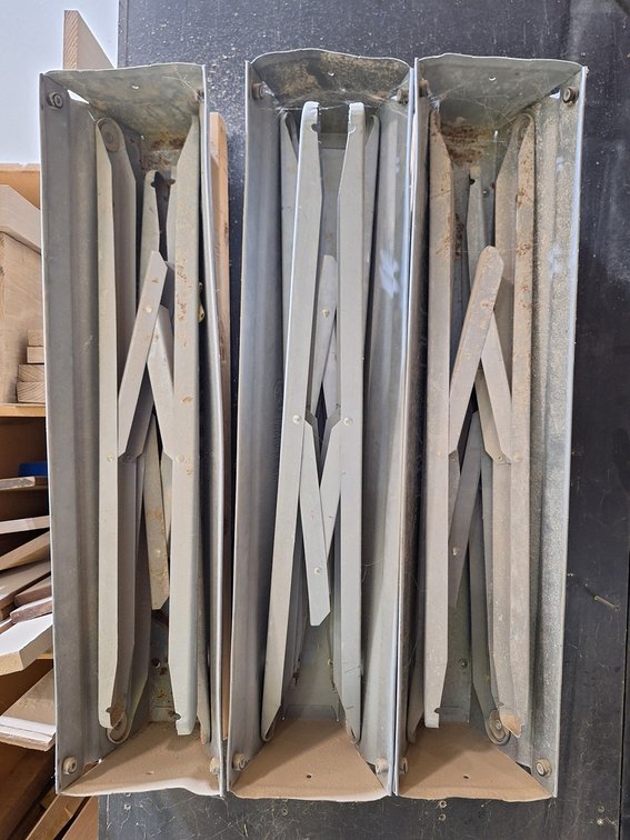 3 Folding Sawhorses