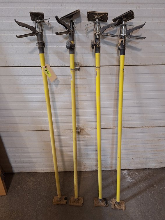 4 Power Pole Adjustable Height Poles