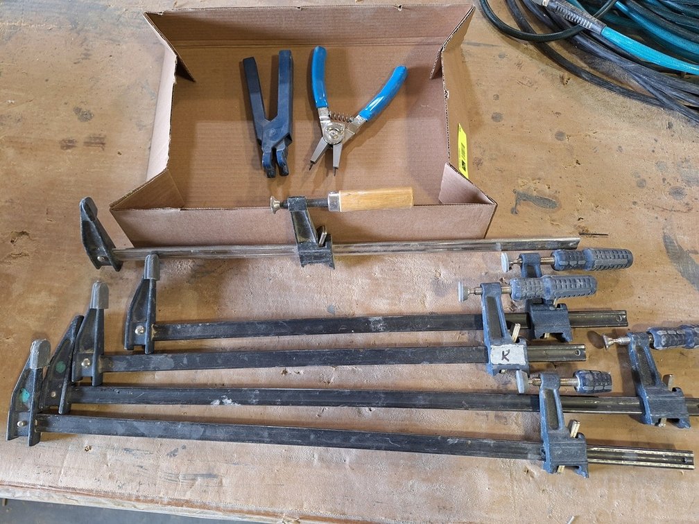 5 Assorted Clamps, More