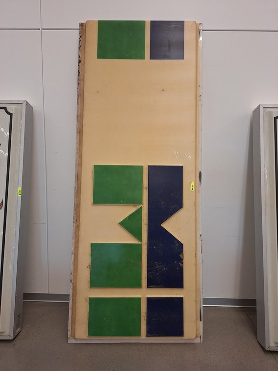 Partial Poly MN State Fair Entrance Sign, 100"x2"x40"