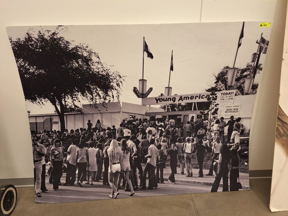 Vintage MN State Fair Photo on Heavy Stock, 63"x48"