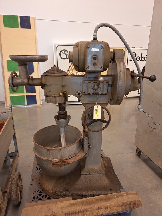 Hobart Industrial Mixer, Model S60 with Grinder Attachment, 220V, 1 PH