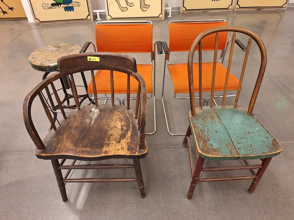 5 Assorted Chairs/Stool