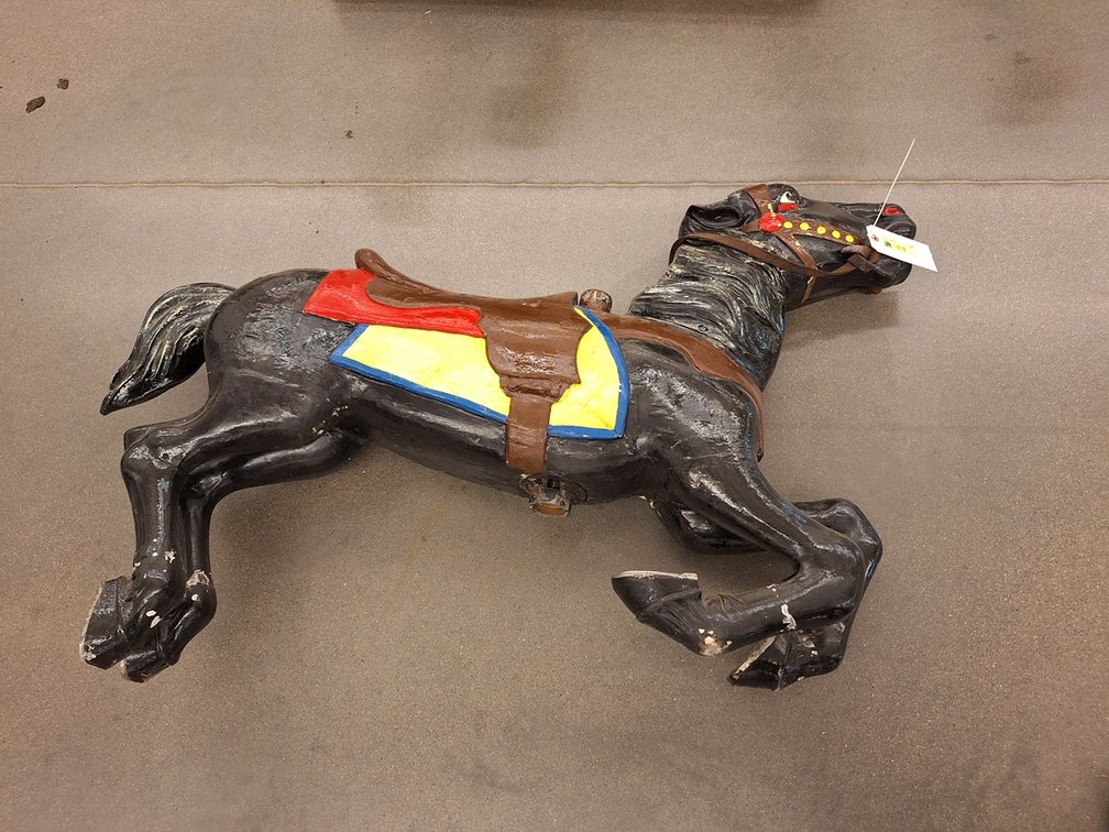 Carousel Horse, 51"x10"x29"